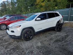 Vehiculos salvage en venta de Copart Candia, NH: 2016 Jeep Cherokee Latitude