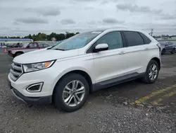 Salvage cars for sale at Pennsburg, PA auction: 2015 Ford Edge SEL