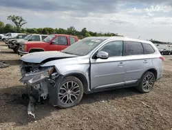 Salvage cars for sale at Des Moines, IA auction: 2016 Mitsubishi Outlander GT