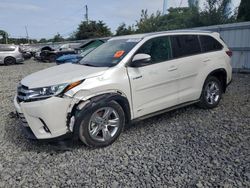 Toyota salvage cars for sale: 2017 Toyota Highlander Hybrid Limited