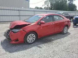 Toyota Corolla l salvage cars for sale: 2018 Toyota Corolla L