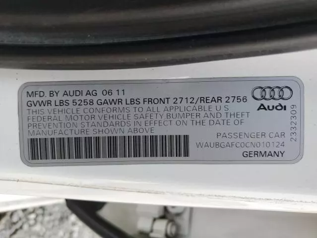 2012 Audi A6