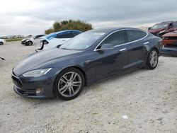 Salvage cars for sale at Temple, TX auction: 2015 Tesla Model S 70D