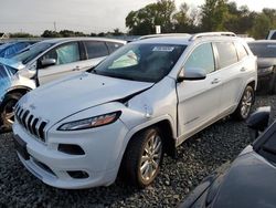 Jeep salvage cars for sale: 2016 Jeep Cherokee Overland