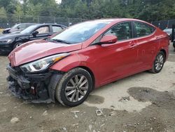 Salvage cars for sale at Waldorf, MD auction: 2014 Hyundai Elantra SE