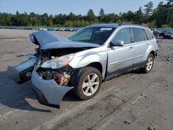 Salvage cars for sale at Windham, ME auction: 2014 Subaru Outback 2.5I Premium