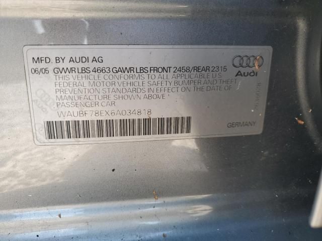 2006 Audi A4 S-LINE 2.0T Turbo