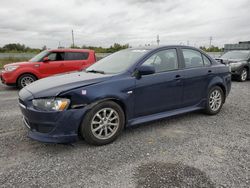 Salvage cars for sale at Ottawa, ON auction: 2014 Mitsubishi Lancer SE