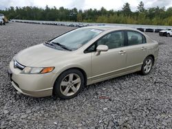 Honda salvage cars for sale: 2008 Honda Civic EX