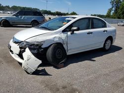 Salvage cars for sale at Dunn, NC auction: 2011 Honda Civic VP