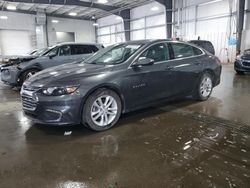 Salvage cars for sale at Ham Lake, MN auction: 2017 Chevrolet Malibu LT