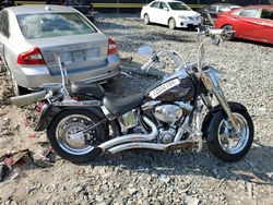 Salvage motorcycles for sale at Waldorf, MD auction: 2002 Harley-Davidson Flstfi