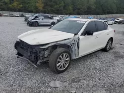 Salvage cars for sale at Gainesville, GA auction: 2017 Infiniti Q50 Premium