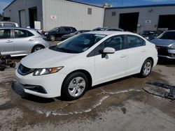 Salvage cars for sale at New Orleans, LA auction: 2015 Honda Civic LX