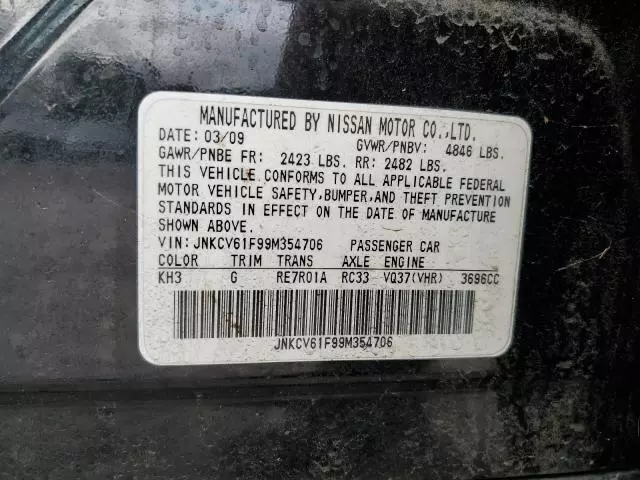 2009 Infiniti G37