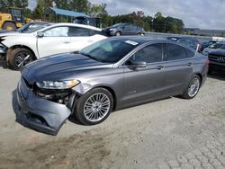 Salvage cars for sale at Spartanburg, SC auction: 2014 Ford Fusion SE Hybrid