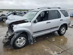 Salvage cars for sale at Grand Prairie, TX auction: 2003 Honda CR-V LX