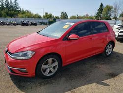 Flood-damaged cars for sale at auction: 2019 Volkswagen Golf S