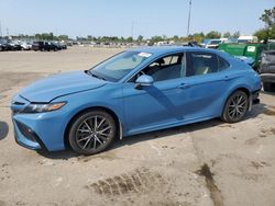 Salvage cars for sale at Woodhaven, MI auction: 2024 Toyota Camry SE Night Shade