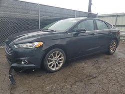 Salvage cars for sale at Woodhaven, MI auction: 2017 Ford Fusion SE