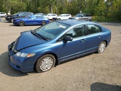 Honda salvage cars for sale: 2010 Honda Civic DX-G