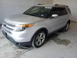 Salvage cars for sale at Houston, TX auction: 2014 Ford Explorer Limited