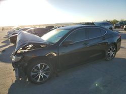 Salvage cars for sale at Grand Prairie, TX auction: 2015 Acura TLX Tech