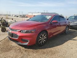 Carros salvage sin ofertas aún a la venta en subasta: 2016 Chevrolet Malibu LT