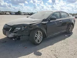 Salvage cars for sale at San Antonio, TX auction: 2013 KIA Optima SX