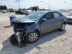 Salvage cars for sale at Taylor, TX auction: 2016 Toyota Corolla L