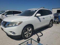 Salvage cars for sale at Kansas City, KS auction: 2014 Nissan Pathfinder S