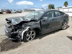 Salvage cars for sale at San Diego, CA auction: 2015 Ford Fusion SE