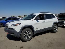 Salvage cars for sale at Bakersfield, CA auction: 2014 Jeep Cherokee Trailhawk