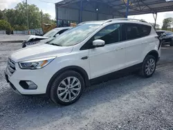 Salvage cars for sale at Cartersville, GA auction: 2017 Ford Escape Titanium