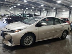 Salvage cars for sale at Ham Lake, MN auction: 2017 Toyota Prius Prime