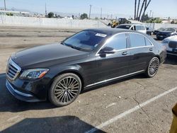 Salvage cars for sale at Van Nuys, CA auction: 2018 Mercedes-Benz S 450