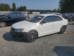 Salvage cars for sale at Arlington, WA auction: 2016 Volkswagen Jetta S