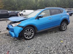 Salvage cars for sale at Gainesville, GA auction: 2018 Toyota Rav4 Limited