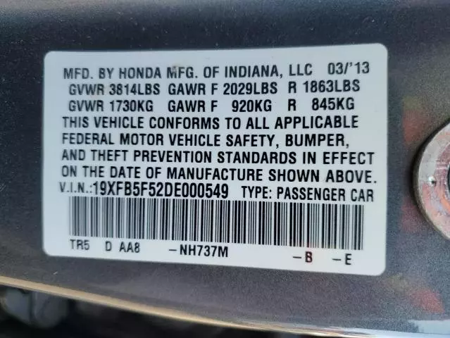 2013 Honda Civic Natural GAS