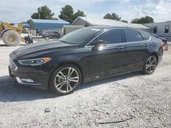 Salvage cars for sale at Prairie Grove, AR auction: 2017 Ford Fusion Titanium