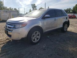 Salvage cars for sale at Lansing, MI auction: 2012 Ford Edge SEL