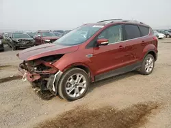 Salvage cars for sale at Helena, MT auction: 2015 Ford Escape Titanium