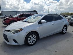 Salvage cars for sale at Orlando, FL auction: 2015 Toyota Corolla L