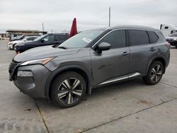 Salvage cars for sale at Grand Prairie, TX auction: 2021 Nissan Rogue SL