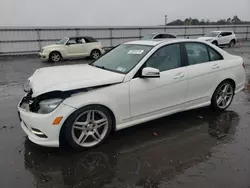 Salvage cars for sale at Fredericksburg, VA auction: 2011 Mercedes-Benz C 300 4matic