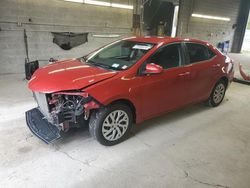 Toyota salvage cars for sale: 2017 Toyota Corolla L