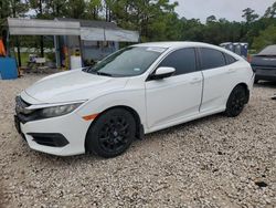 Salvage cars for sale at Houston, TX auction: 2017 Honda Civic LX