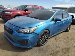 Salvage cars for sale at Brighton, CO auction: 2017 Subaru Impreza Sport