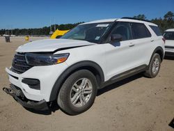 Salvage cars for sale at Greenwell Springs, LA auction: 2021 Ford Explorer XLT