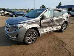 Salvage cars for sale at Woodhaven, MI auction: 2019 GMC Terrain Denali